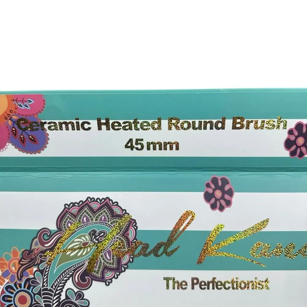 Head Kandy Perfectionist Ceramic Heated Hot Air Round Styling Brush Pink 45MM